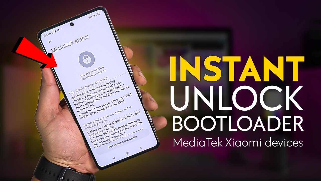 Instant Unlock Bootloader on Xiaomi MediaTek Devices | Unlock without Mi  Unlock Tool | 100% Working