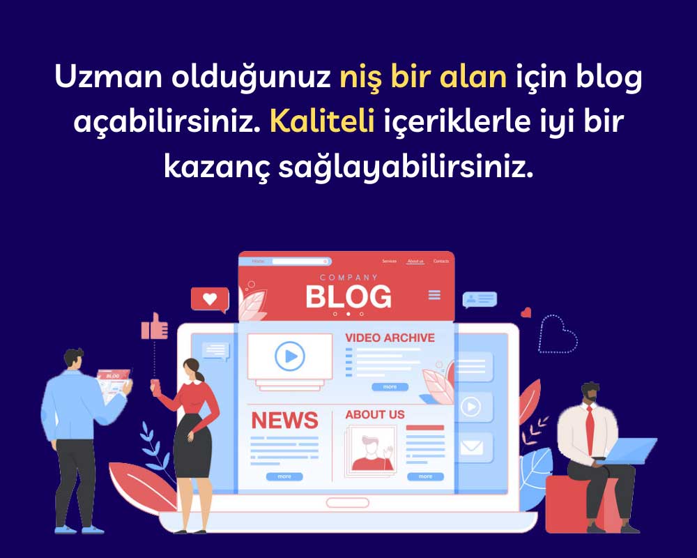 Belli Bir Alana Yönelik Blog Açın