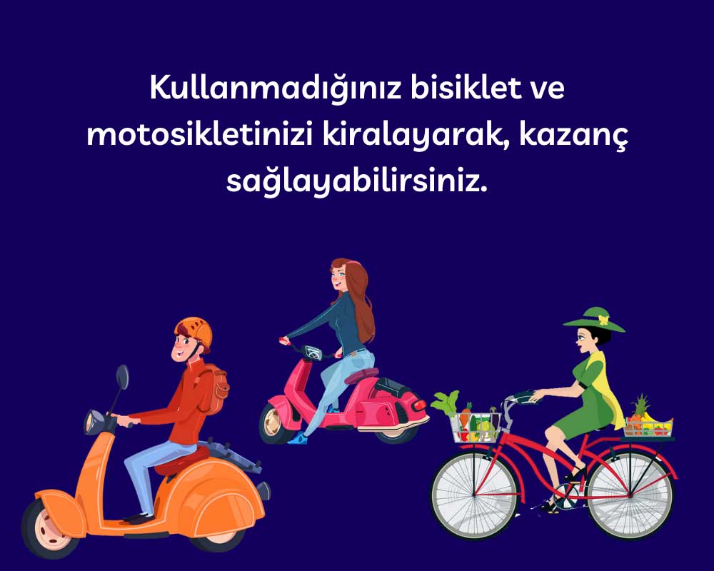 Bisiklet veya Motosiklet Kiralayın