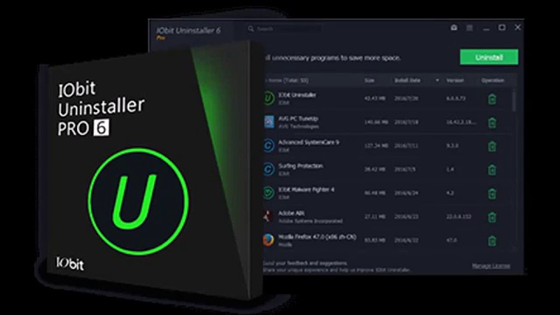 IObit Uninstaller Pro Full