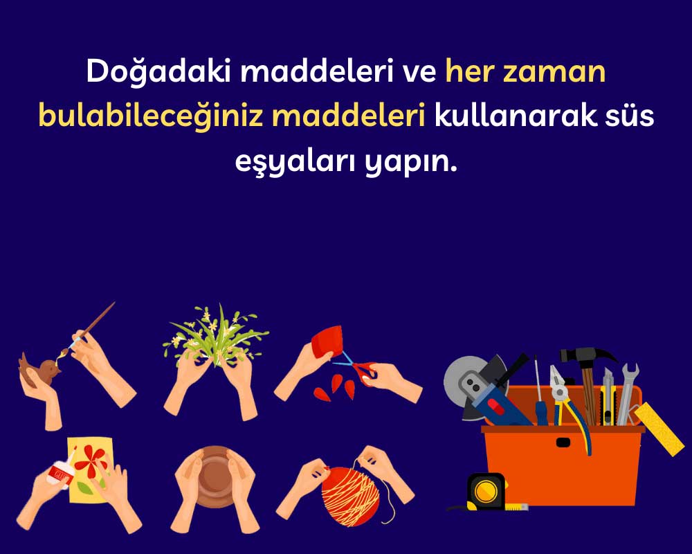 Doğadaki Maddeleri Kullanarak Süs Eşyası Yapmak