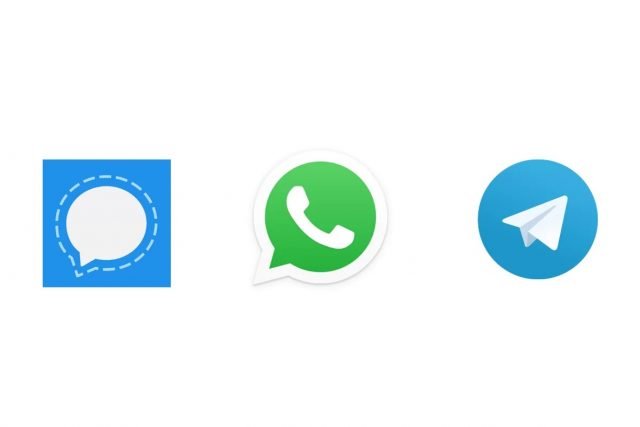 telegram, signal, whatsapp